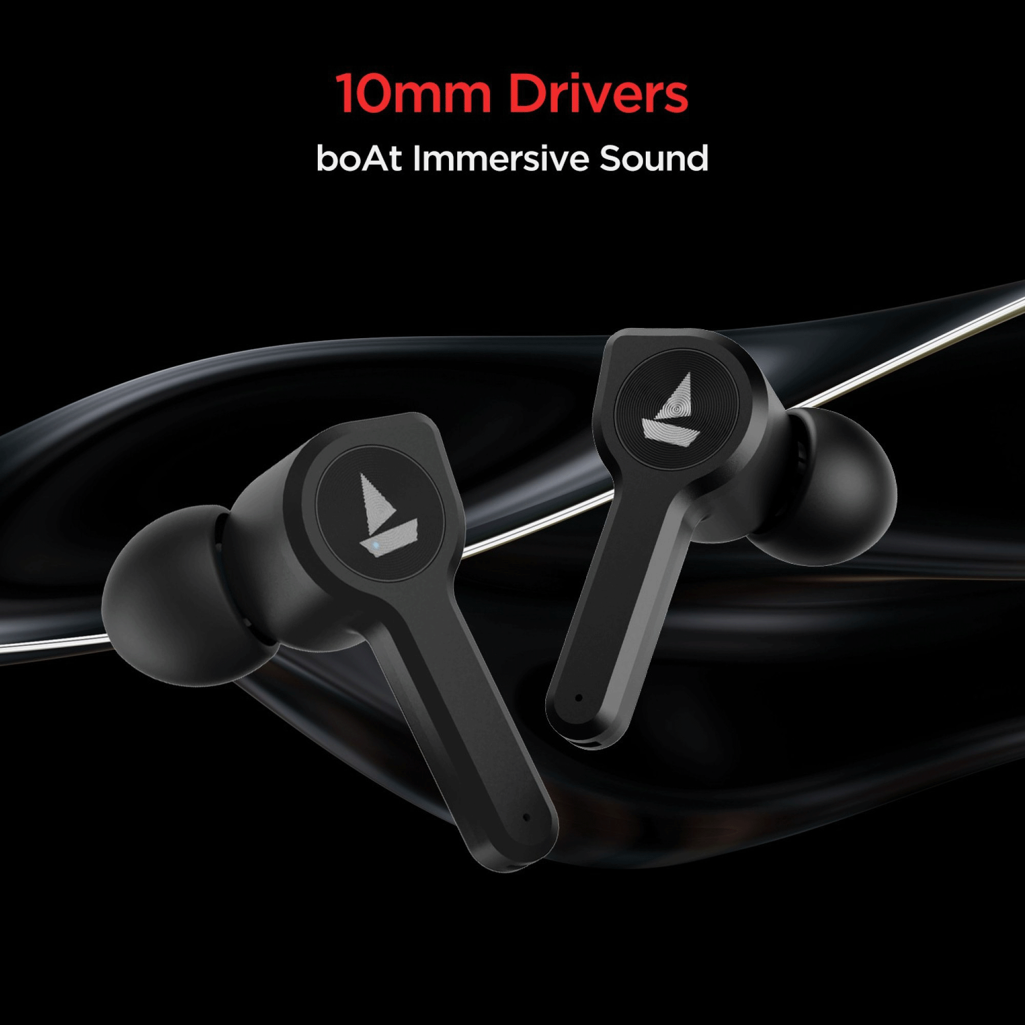 Buy Boat Airdopes 402 In Ear Truly Wireless Earbuds With Mic Bluetooth 50 Active Black 4894